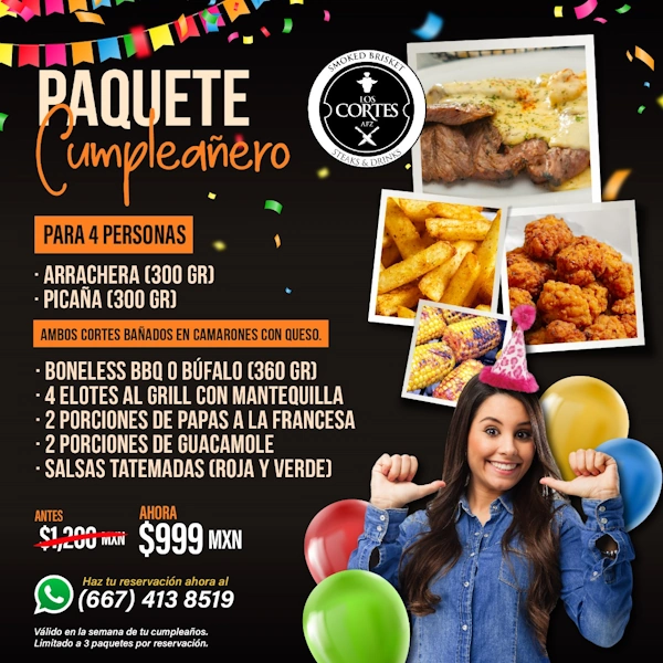 Paquete Cumpleañero Paquete Cumpleañero